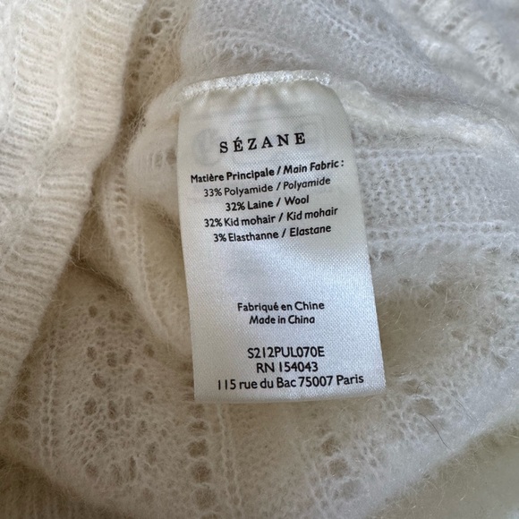 Sezane Cristina Jumper Size Small - Picture 16 of 16
